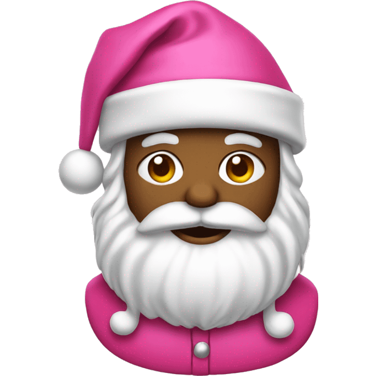 pink santa emoji