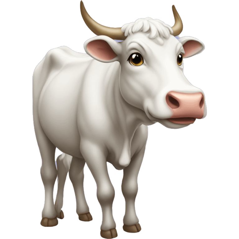  religious nimbus cow emoji