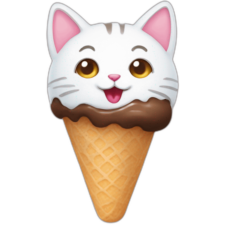 cat-eat-icecream emoji