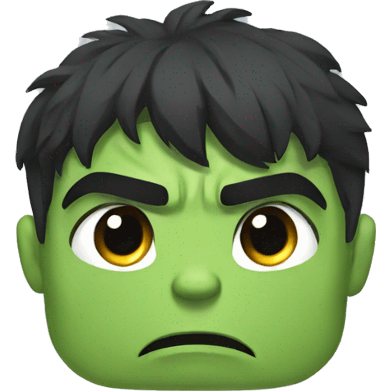 Hulk sad emoji