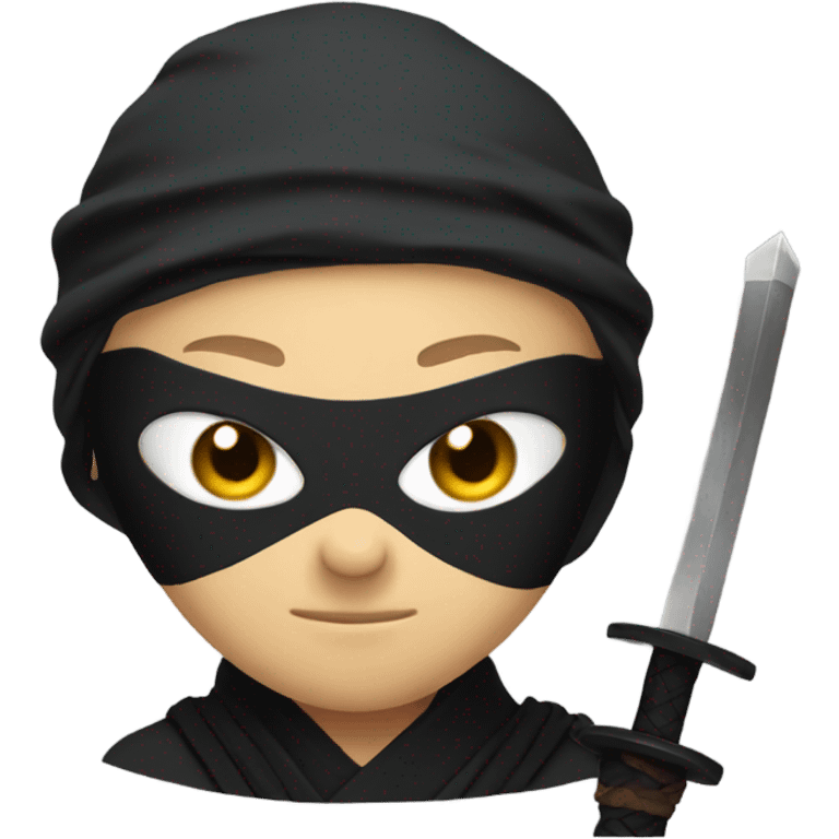 ninja with a sword emoji