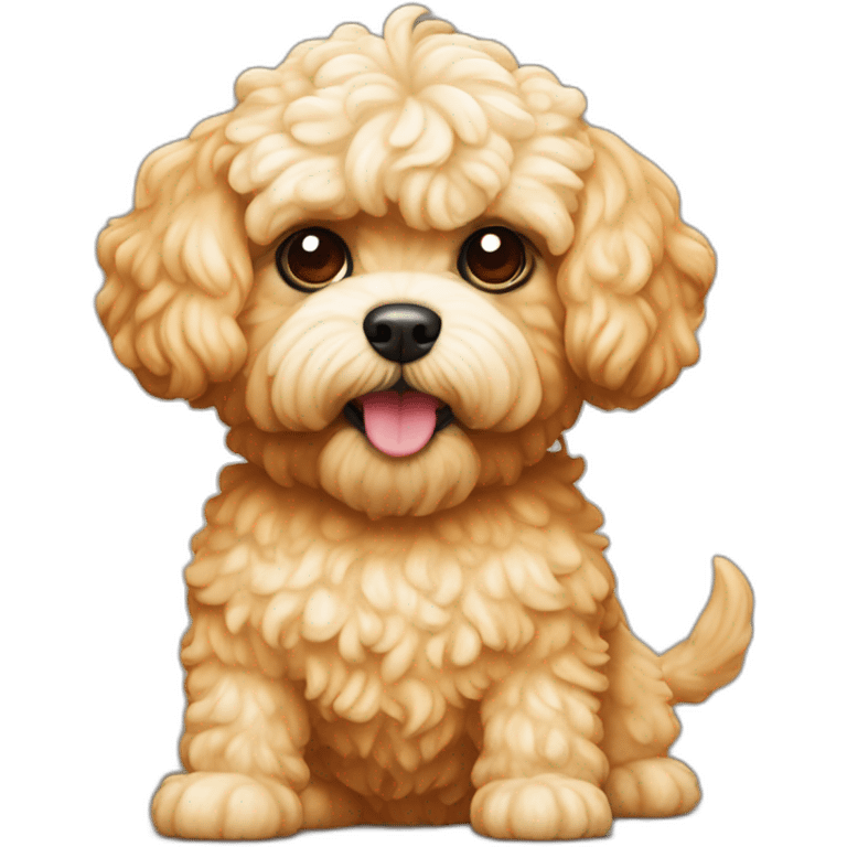 golden maltipoo devil emoji