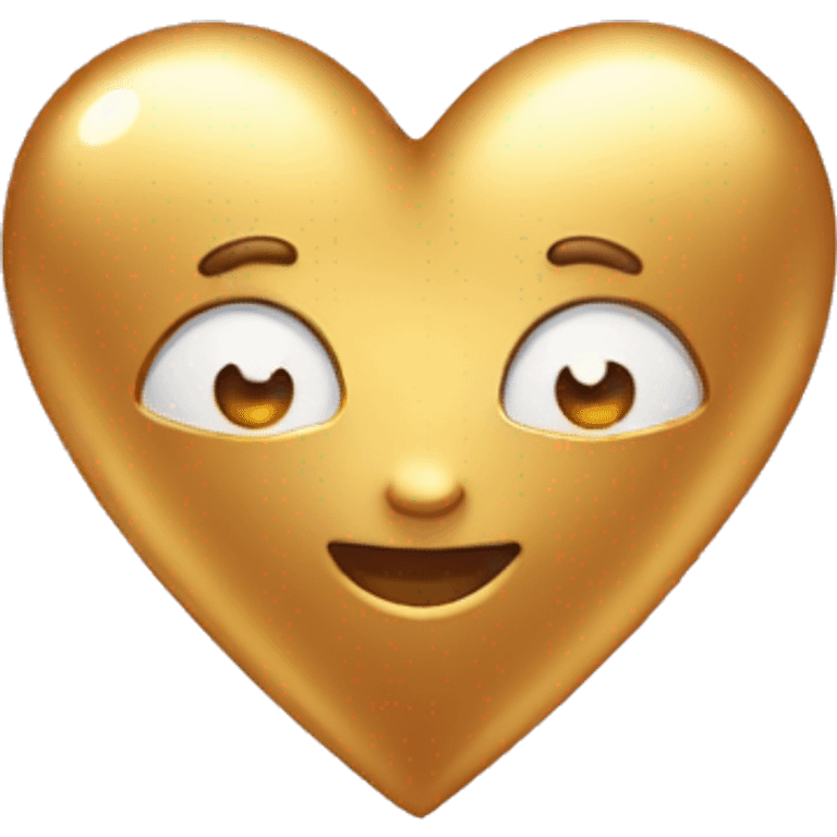 Golden Heart emoji