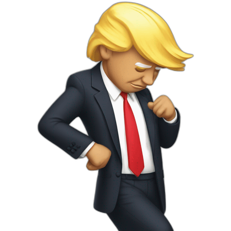 Donald trump dab emoji