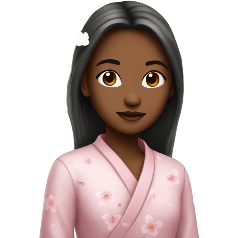 Girl cherry blossom emoji