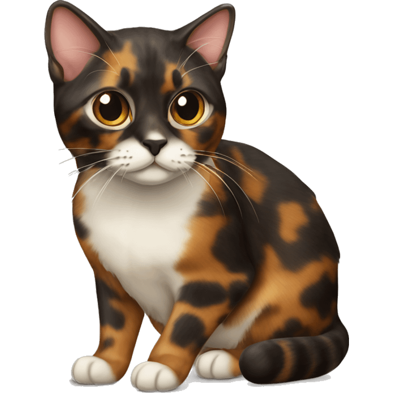 Tortoiseshell breed cat emoji