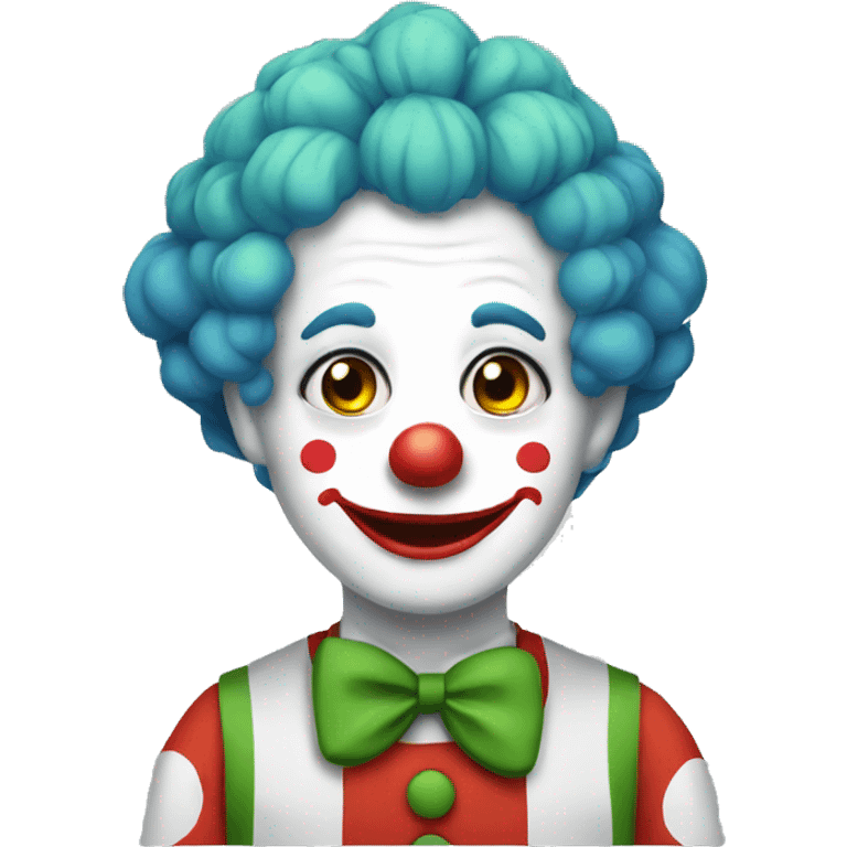 Kawii clown emoji