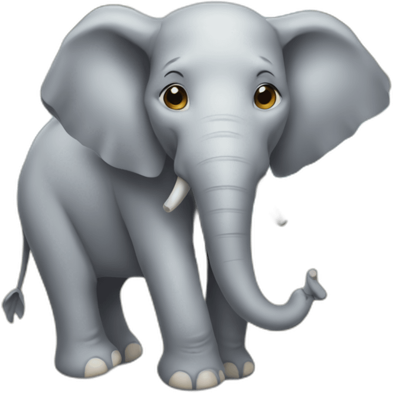 Elephant on Vacation emoji