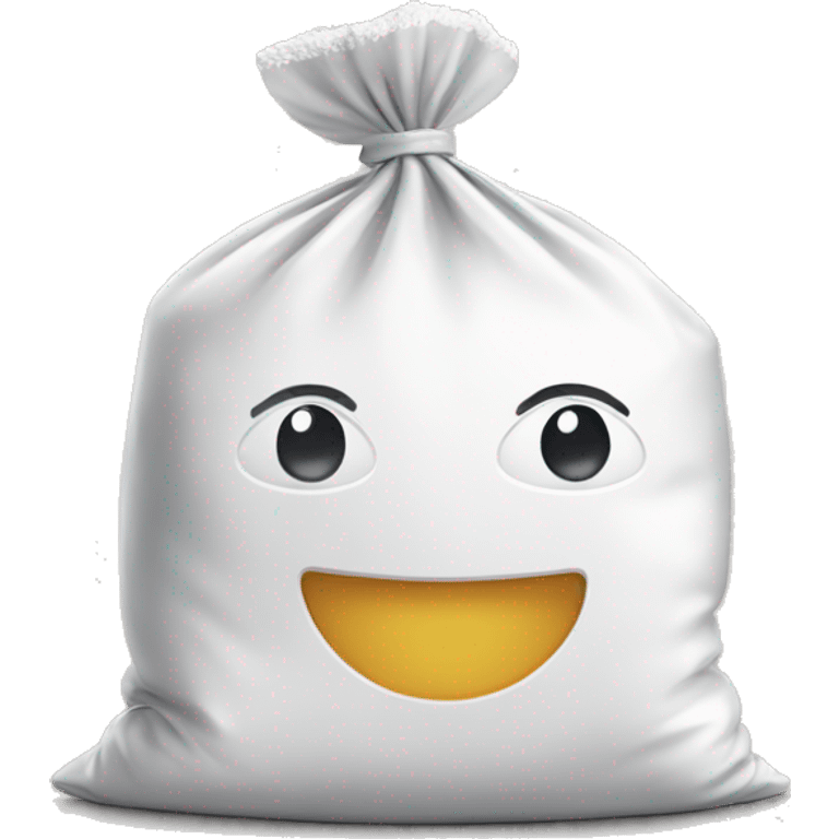 ziplock bag of flour emoji