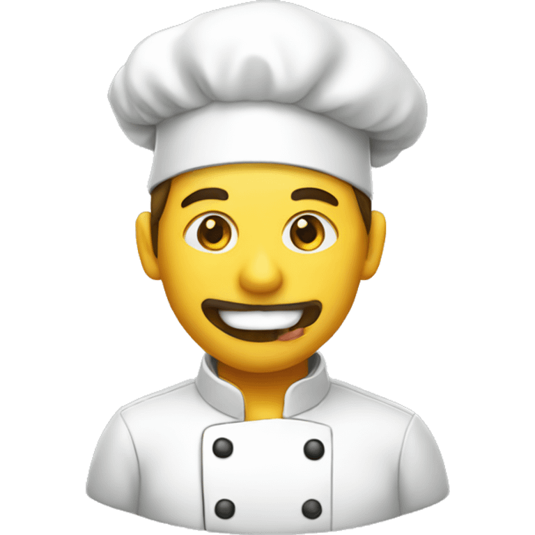 Chef licking lips emoji