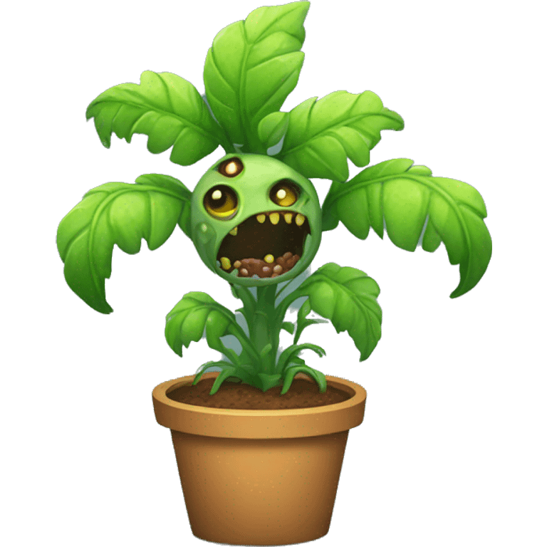 zombie plant emoji