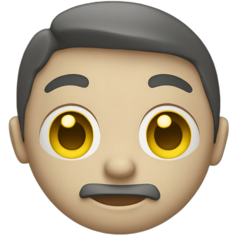 A rizz face yellow emojie emoji