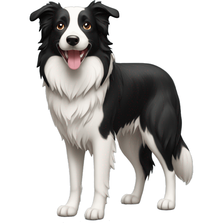 Border Collie Dog Full Body emoji