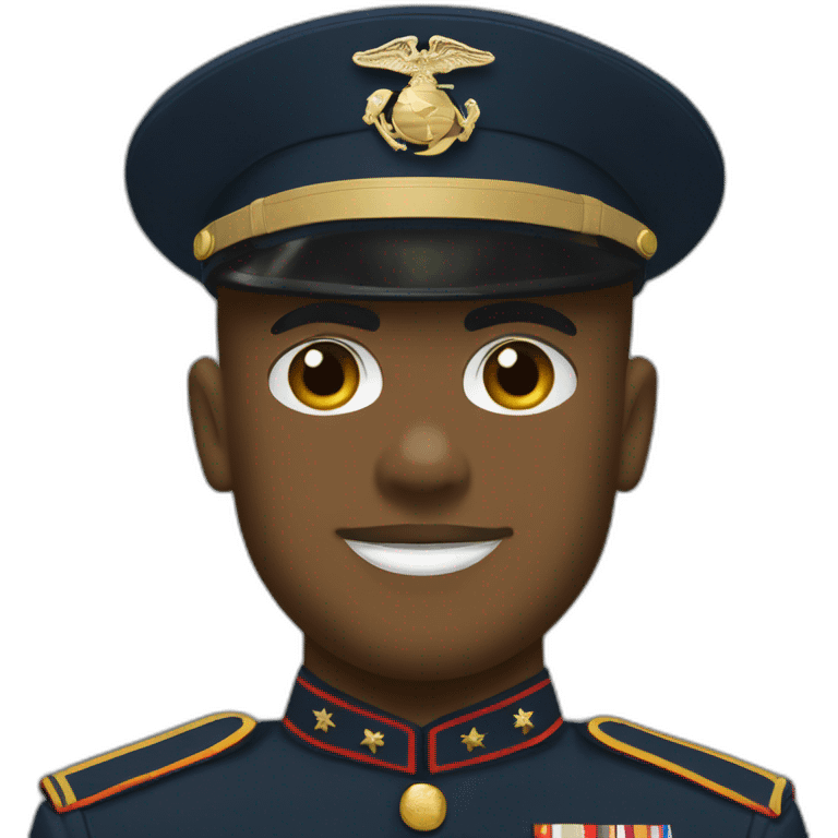 Marine corps dress blues emoji