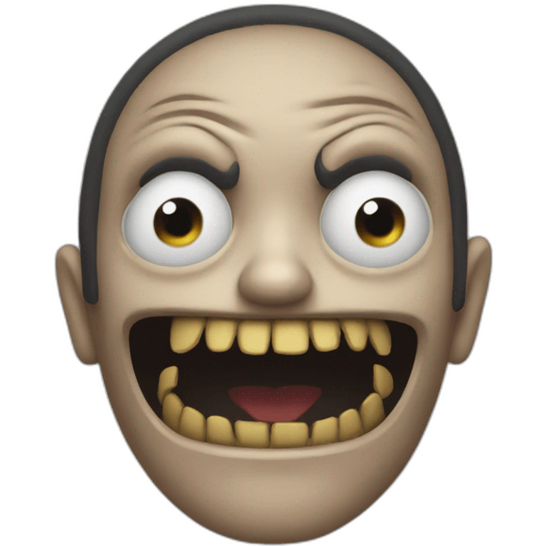 Horror emoji face  emoji