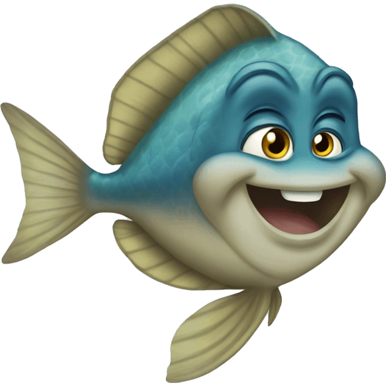 flounder little mermaid  emoji