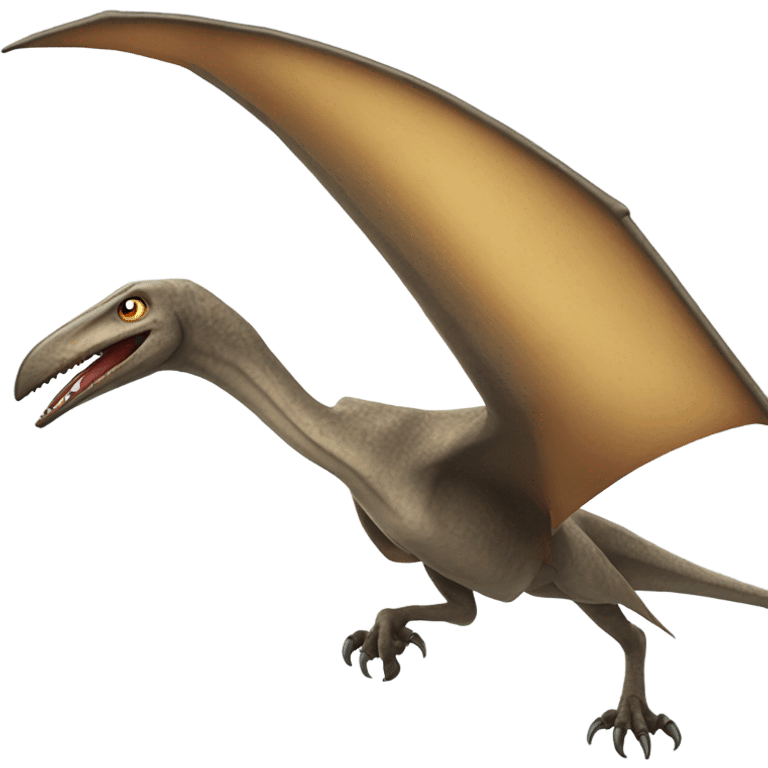 flying realistic pterodactyl emoji