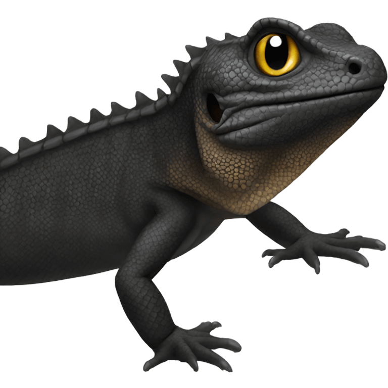 Black Lizard  emoji