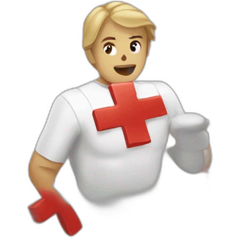 red cross emoji