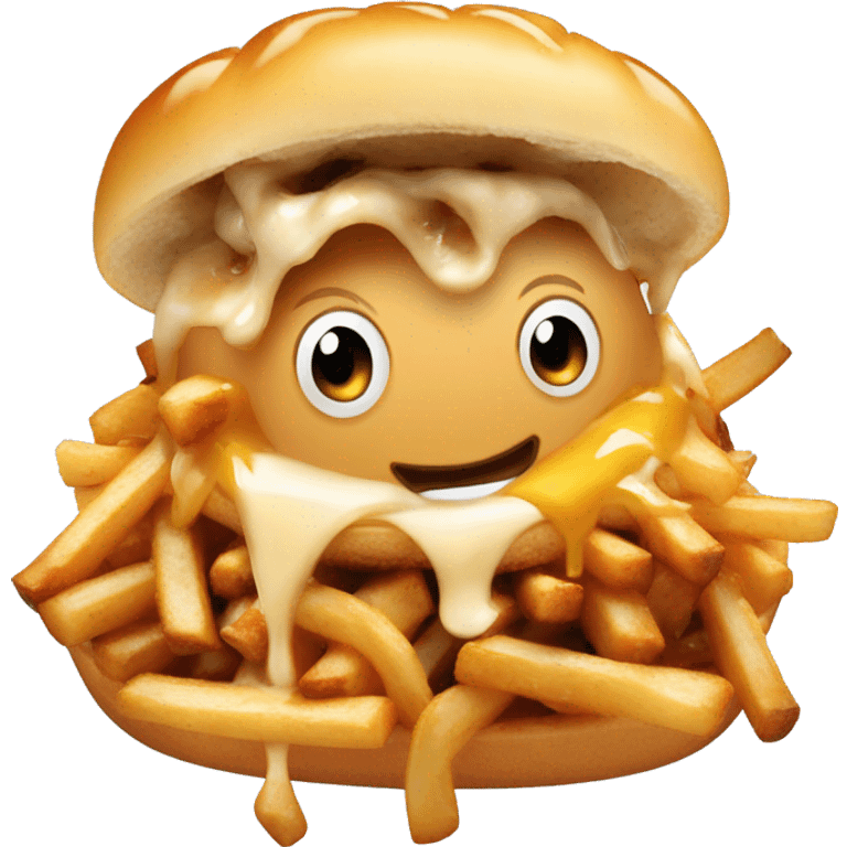 Poutine qui mange emoji