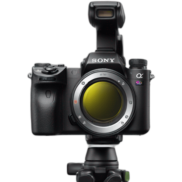 Sony camera on feiyutech camera gimbal emoji