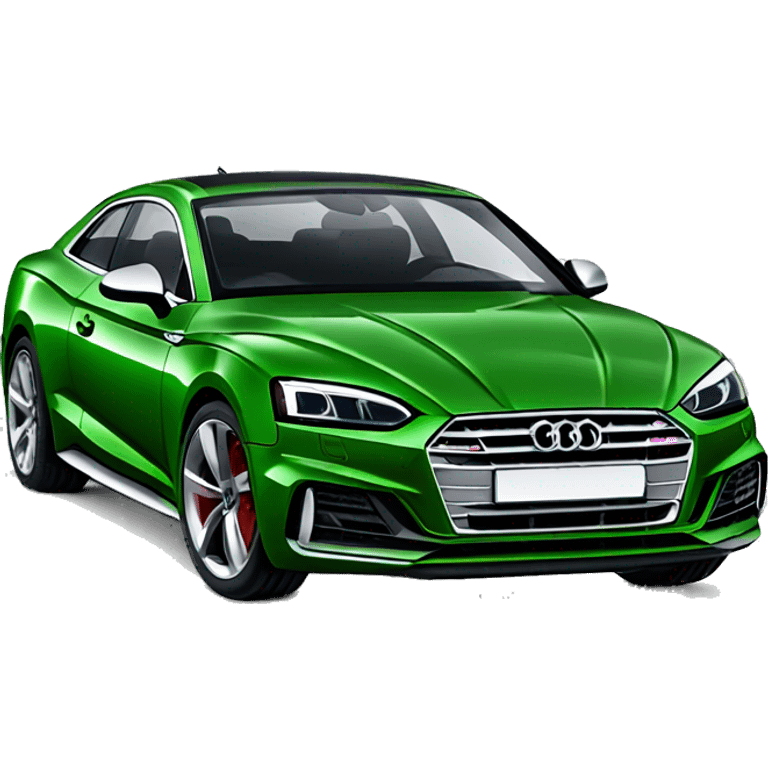 Green Audi s5 emoji