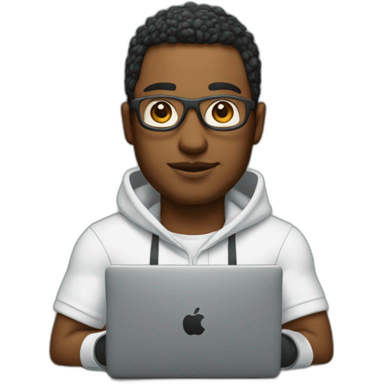 developer-with-nike-outfit-on-his-computer emoji