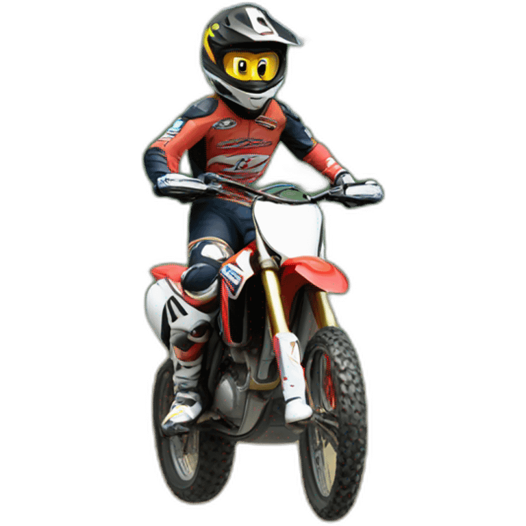 Une belle moto cross  emoji