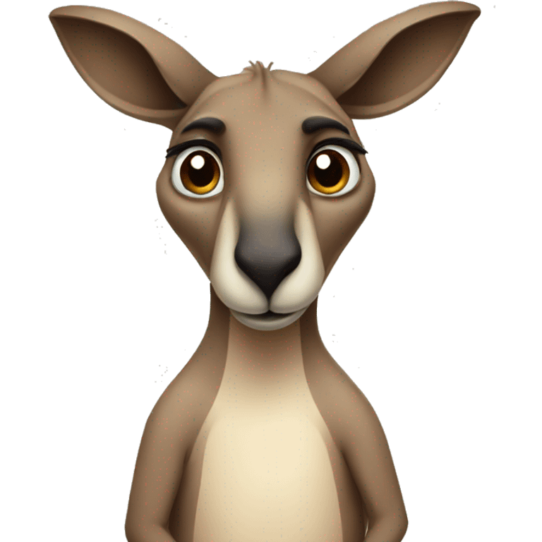 sad kangaroo emoji