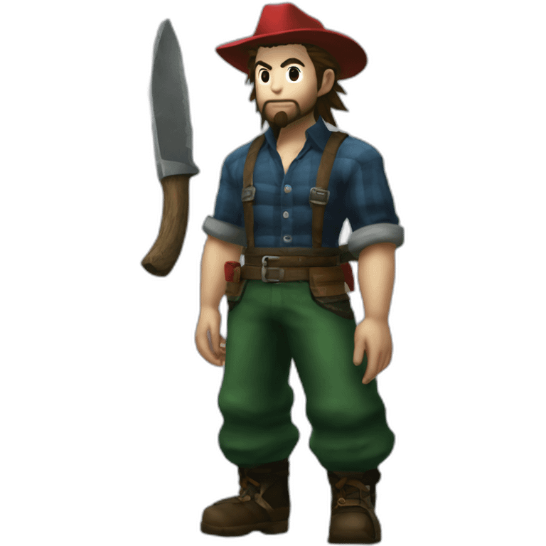 lumberjack in final fantasy vii emoji