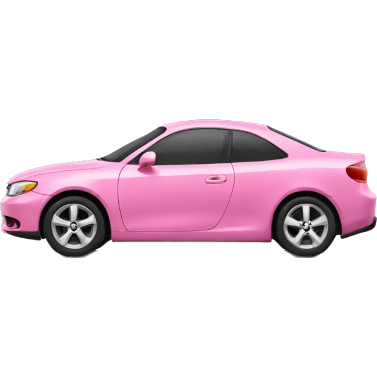 Pink car emoji