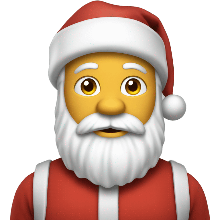 Santa Claus, looking for a list emoji