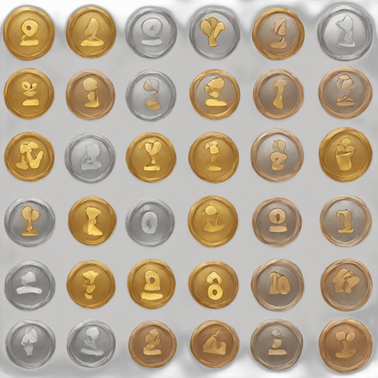 circle bronze, silver, gold, diamond rank emoji