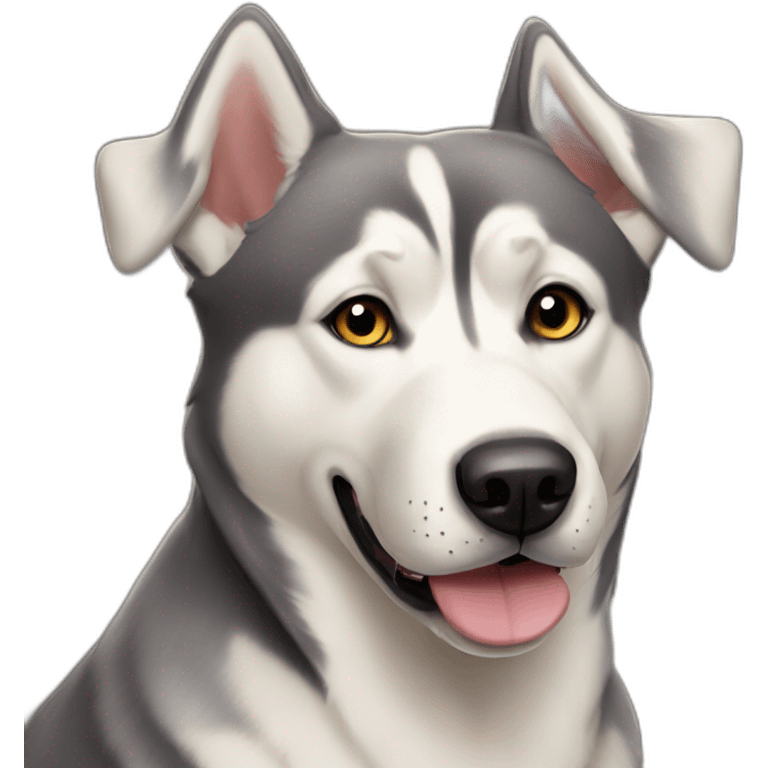 husky-lab-mix-dog emoji