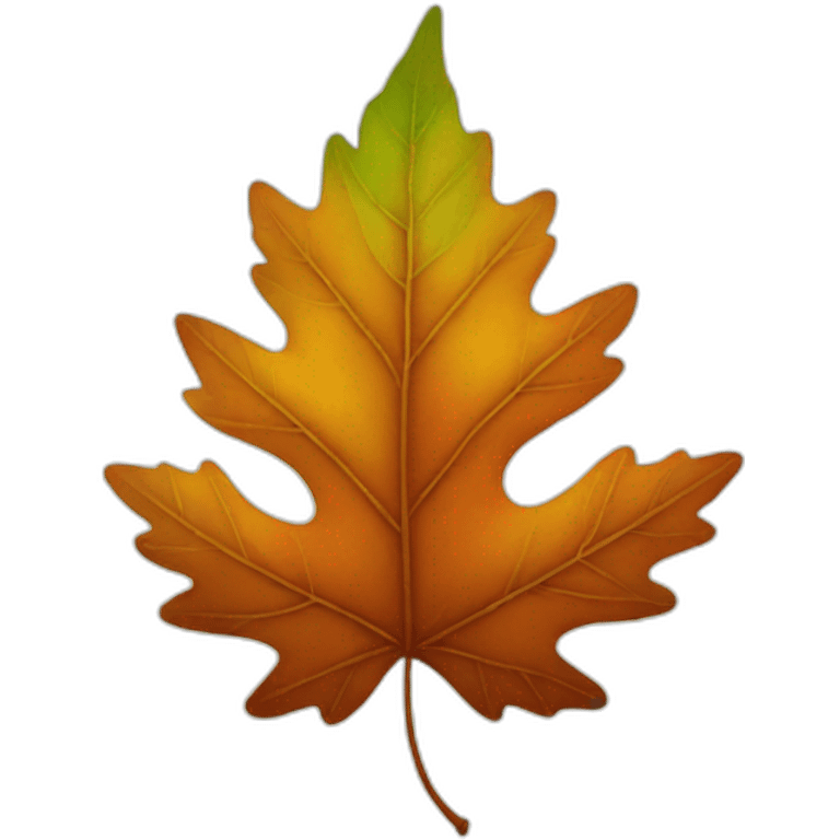 autumn leaf emoji