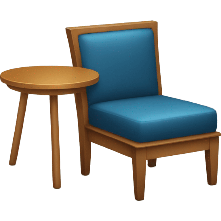 chair and table emoji