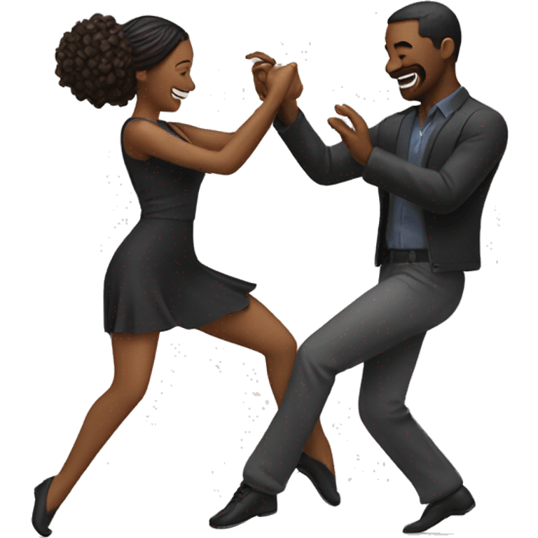 A couple are dancing  emoji