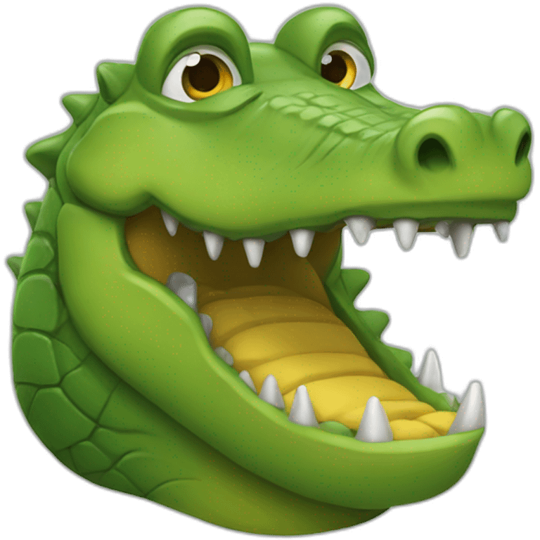 crocodile fumeur emoji