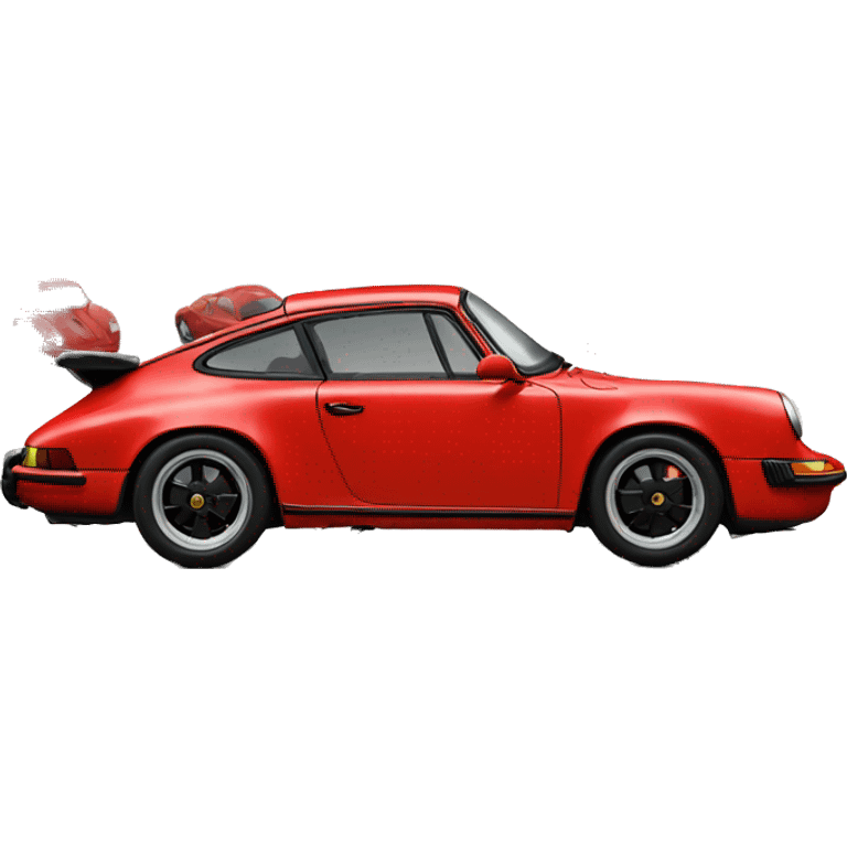 Porsche red emoji