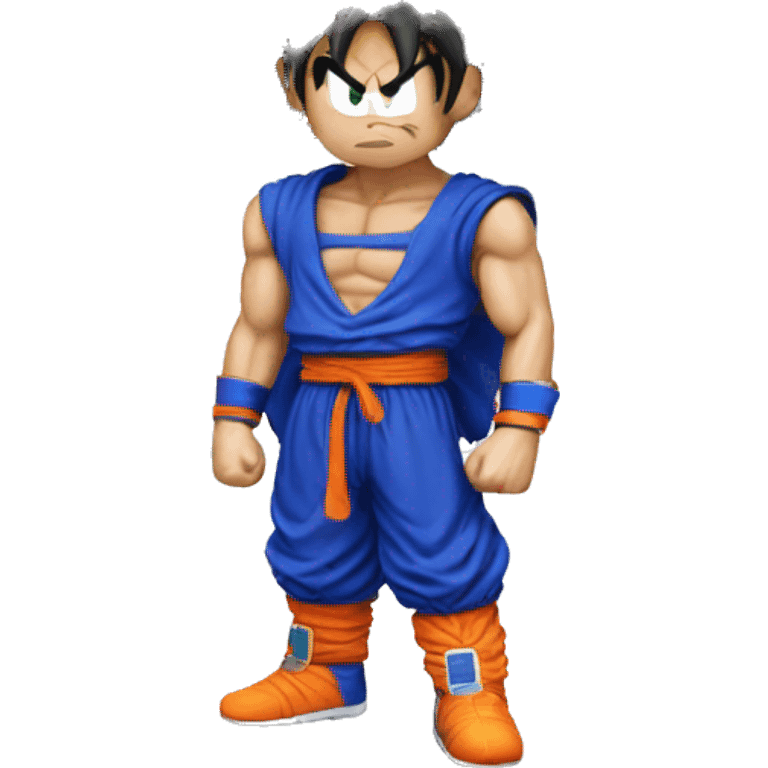 Goku fused with sonic emoji