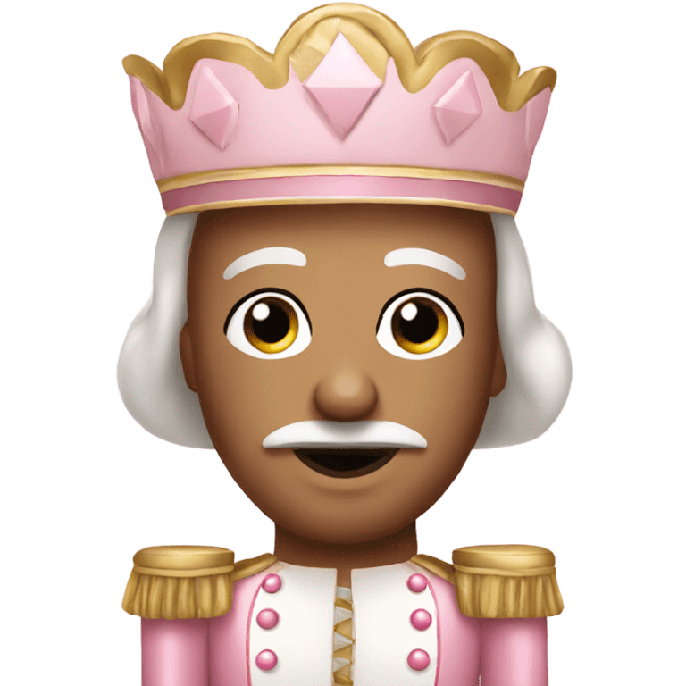 Soft pink nutcracker emoji