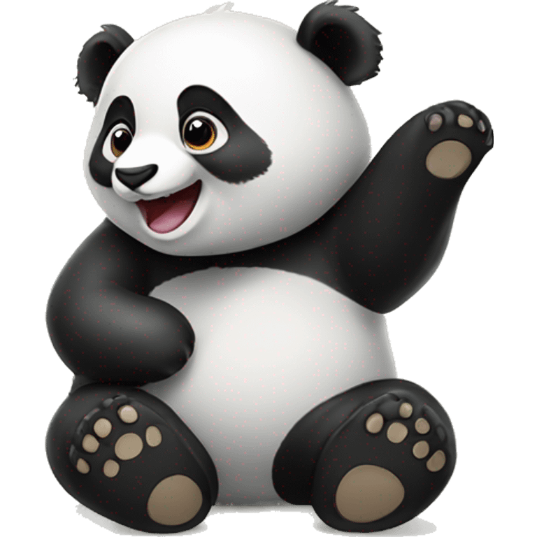 happy animal panda emoji