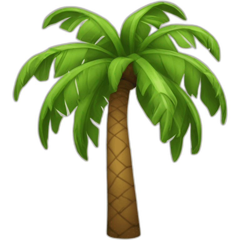 palm tree instead of head emoji