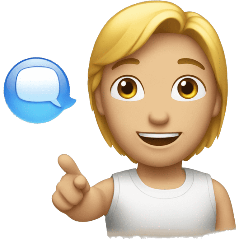 a imessage saying yes emoji