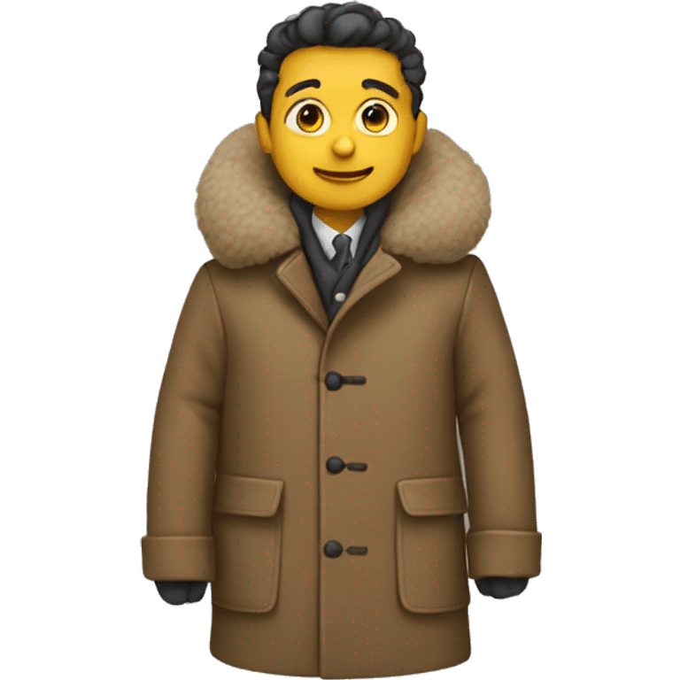 Do wearing coat emoji