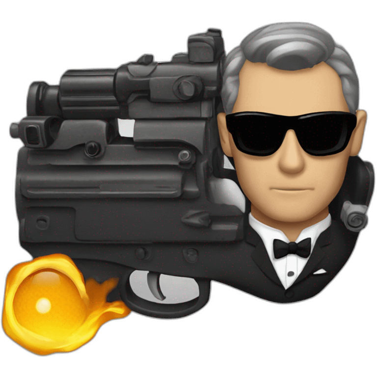 james bond 007 emoji