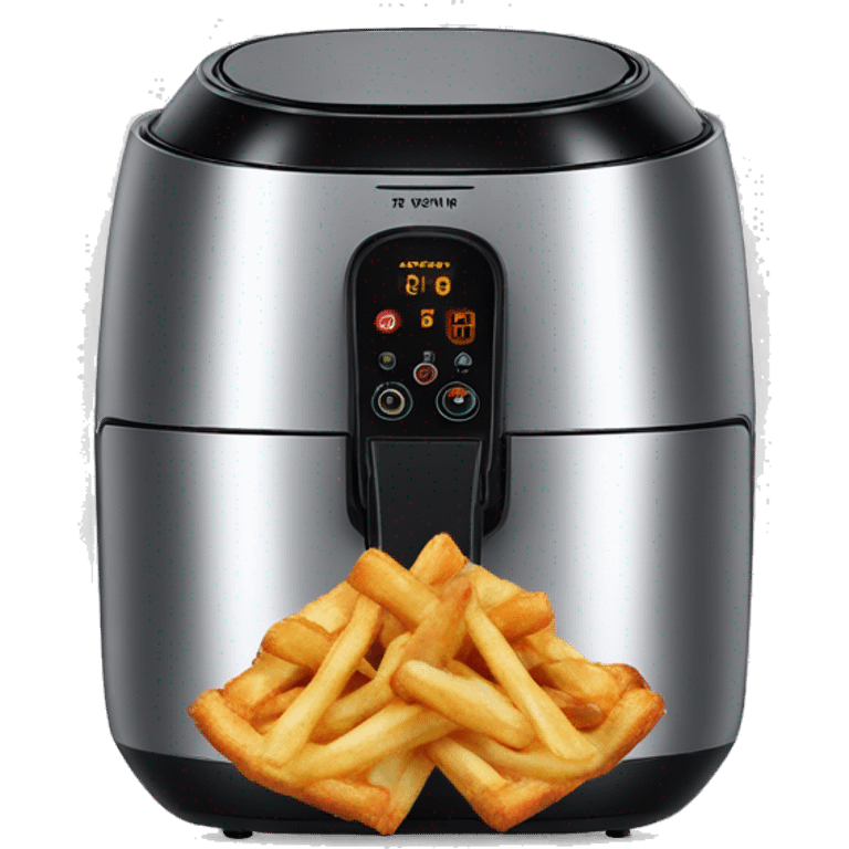 air fryer with hungry face emoji