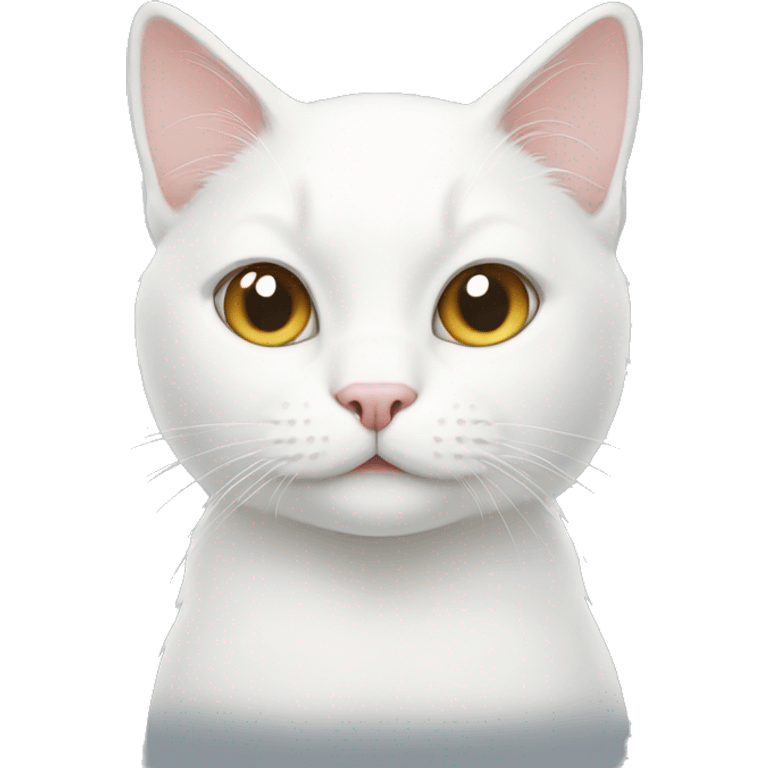 White cat emoji