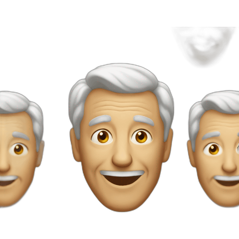 very happy older man  emoji