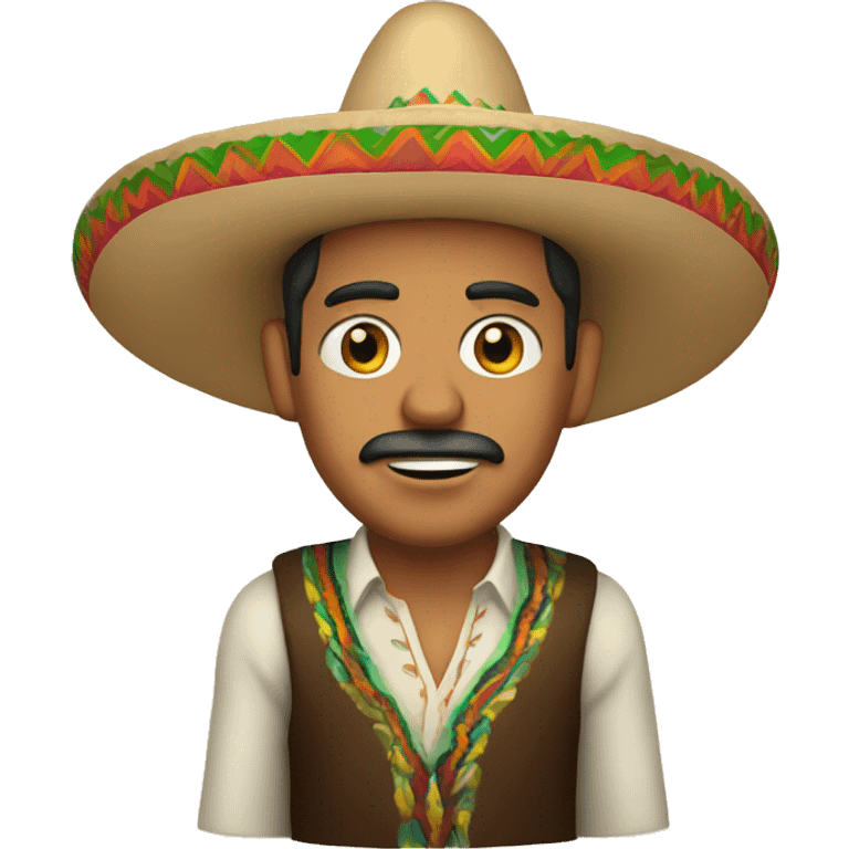 Mexican man in a sombrero emoji